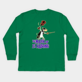 The Mark of El Kabong Kids Long Sleeve T-Shirt